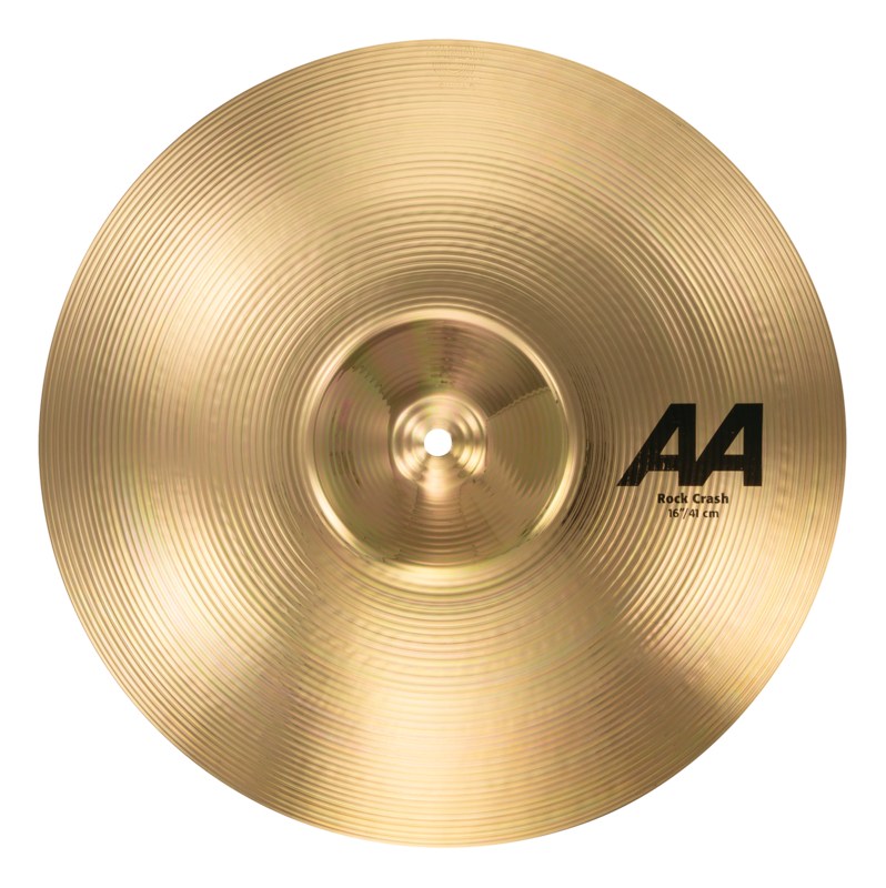 Sabian 16" Aa Rock Crash Brilliant Finish