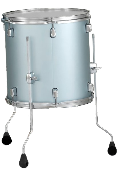Pearl Decade Maple 18"X16" Floor Tom In #262 Mirage Blue W/ftl-200c Legs (X3)