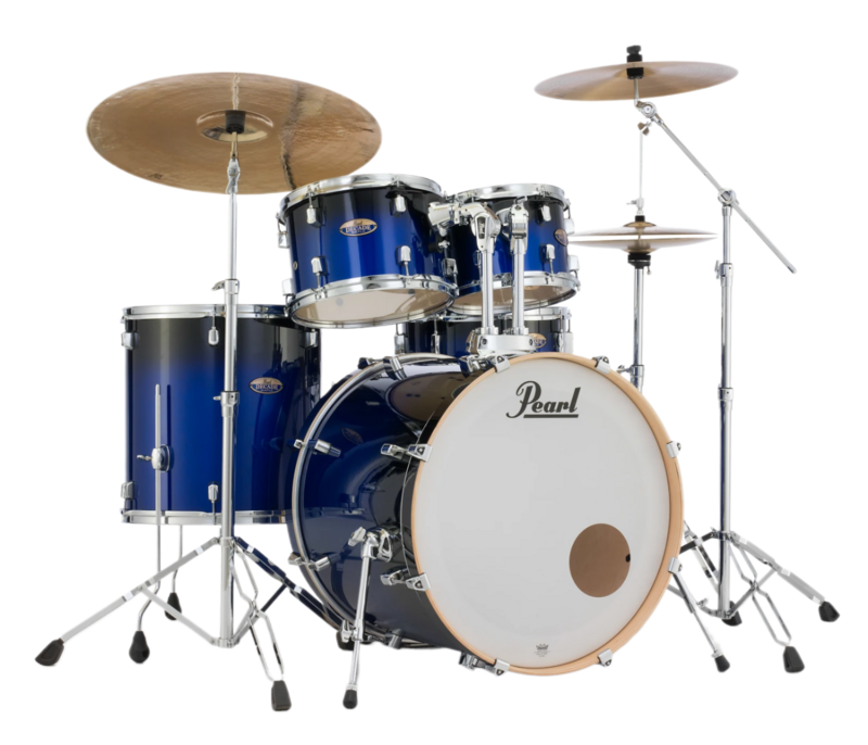 Pearl Decade Maple 10 / 12 / 16 / 22 / 14x5.5" 5 Piece Shell Pack 2023 - Kobalt Blue Fade