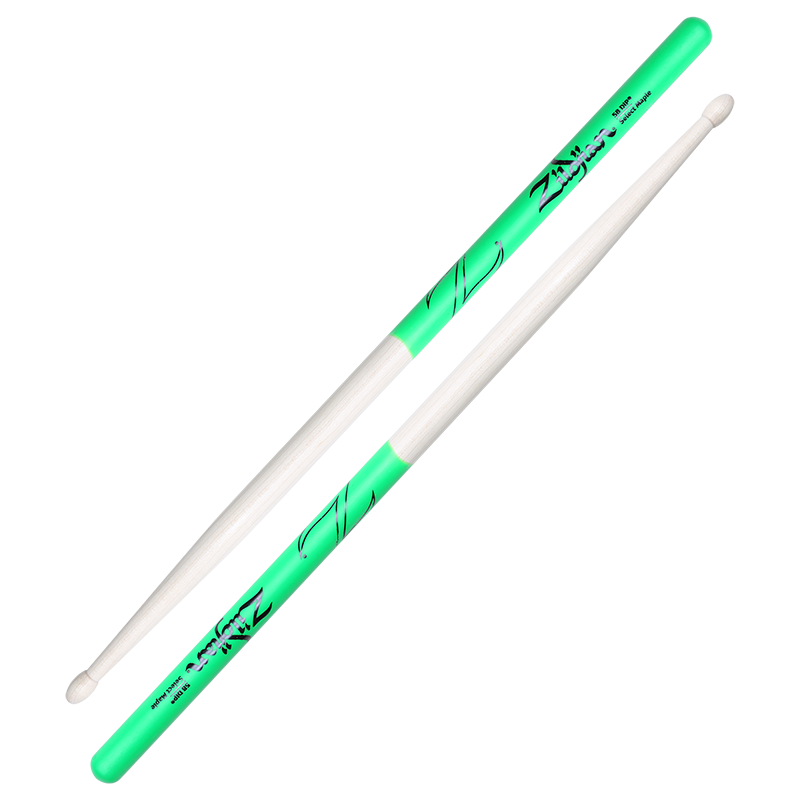 5B Maple Green Dip Drumsticks