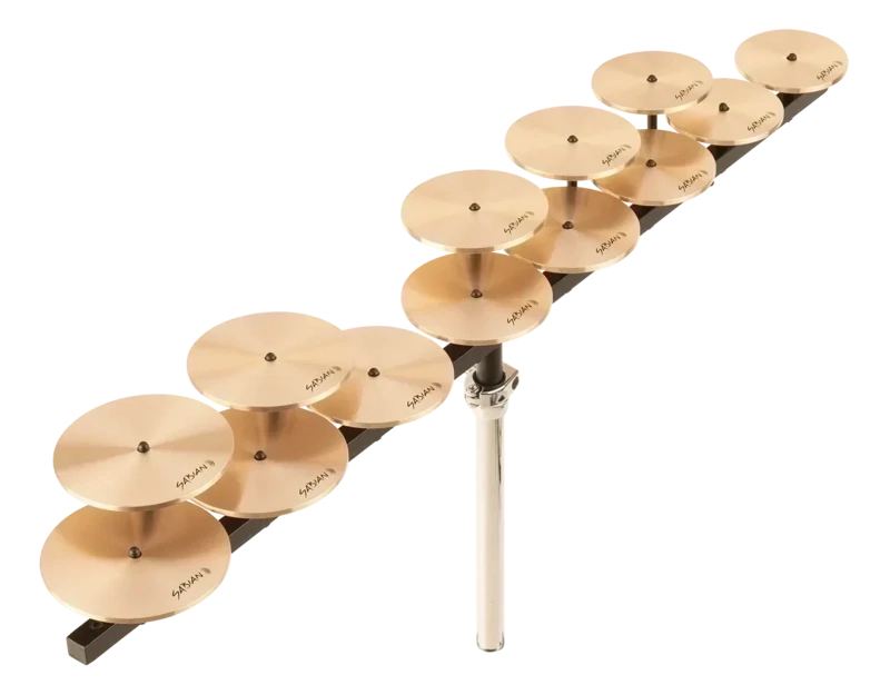 Sabian Low Crotale Set (13) With Bar And Base
