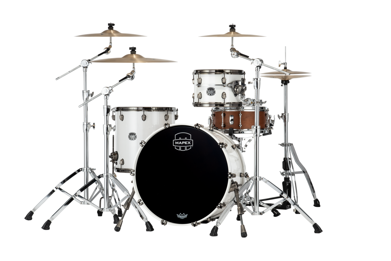 Mapex Saturn Evolution Organic Rock - 3-piece Shell Pack Without Snare - Halo Mounting System - Hybrid Shell Config