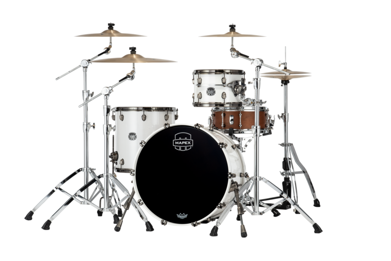 Mapex Saturn Evolution Organic Rock - 3-piece Shell Pack Without Snare - Halo Mounting System - Hybrid Shell Config