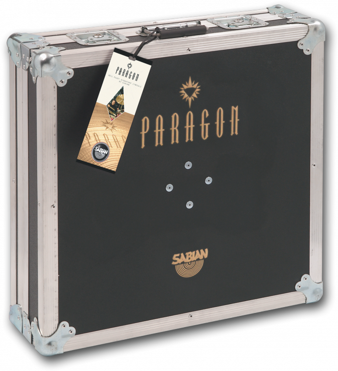 Sabian Paragon Neil Peart Complete Set Brilliant Finish With Flight Case