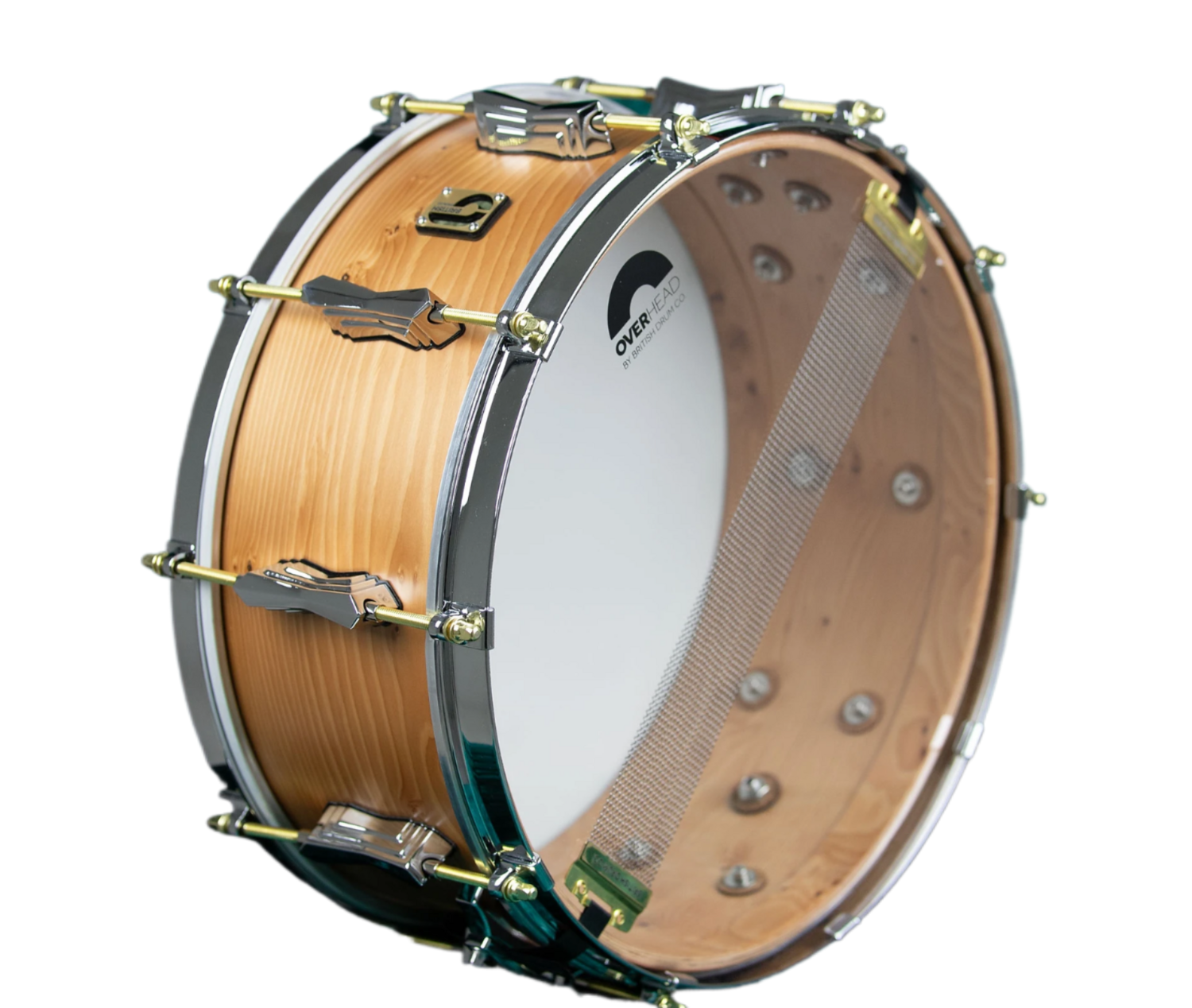 British Drum Co. The Archer 10 Ply Yew Shell 14" X 6" Snare Drum