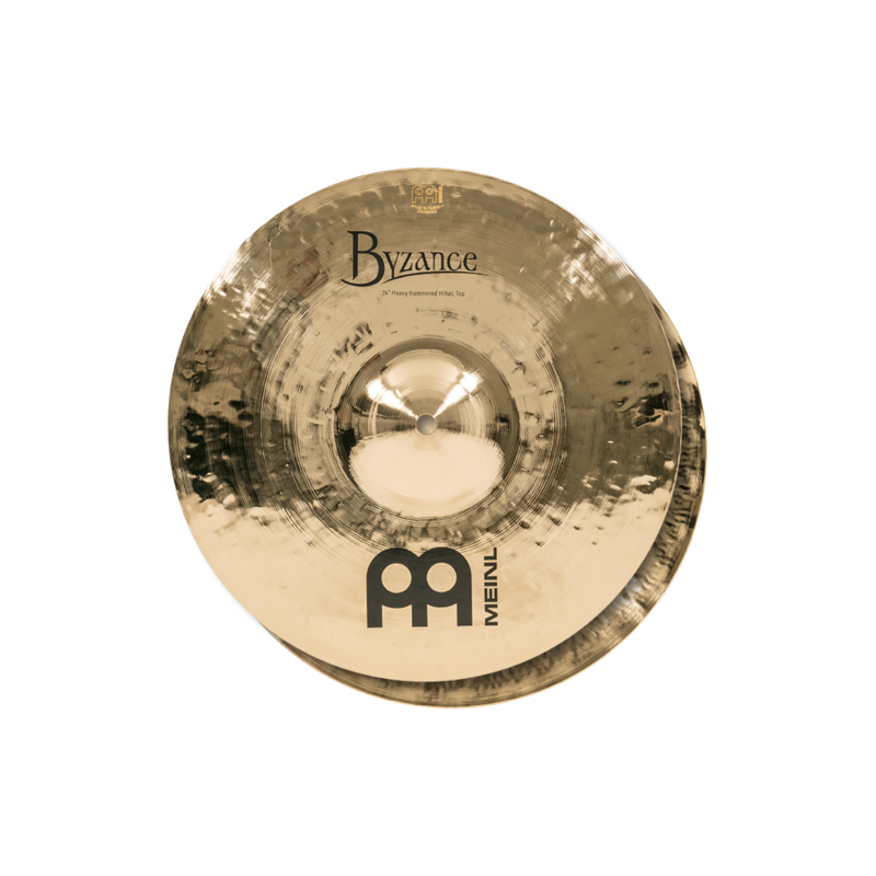 Meinl 14" Byzance Brilliant Heavy Hammered Hihat