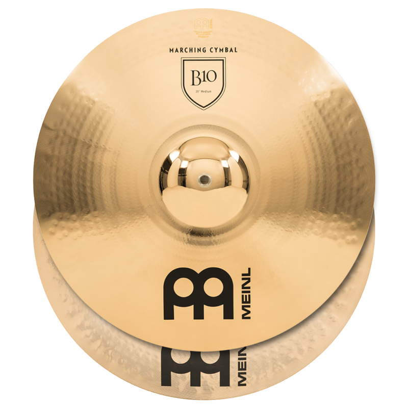 Meinl 20" Professional Marching Hand Cymbals B10 (Pair)