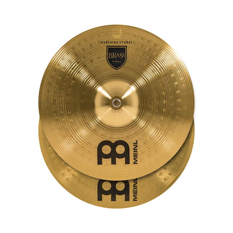 Meinl 16" Student Marching Hand Cymbals Brass (Pair)
