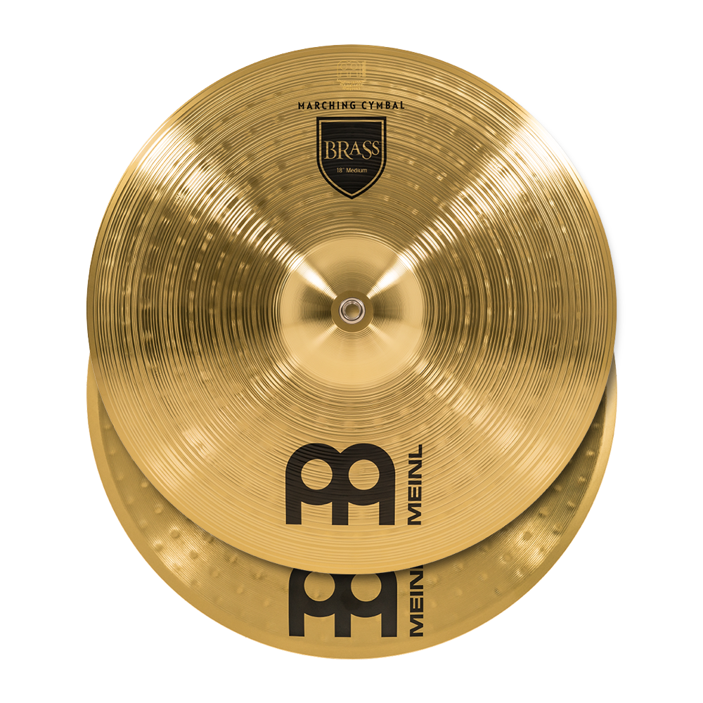 Meinl 18" Student Marching Hand Cymbals Brass (Pair)