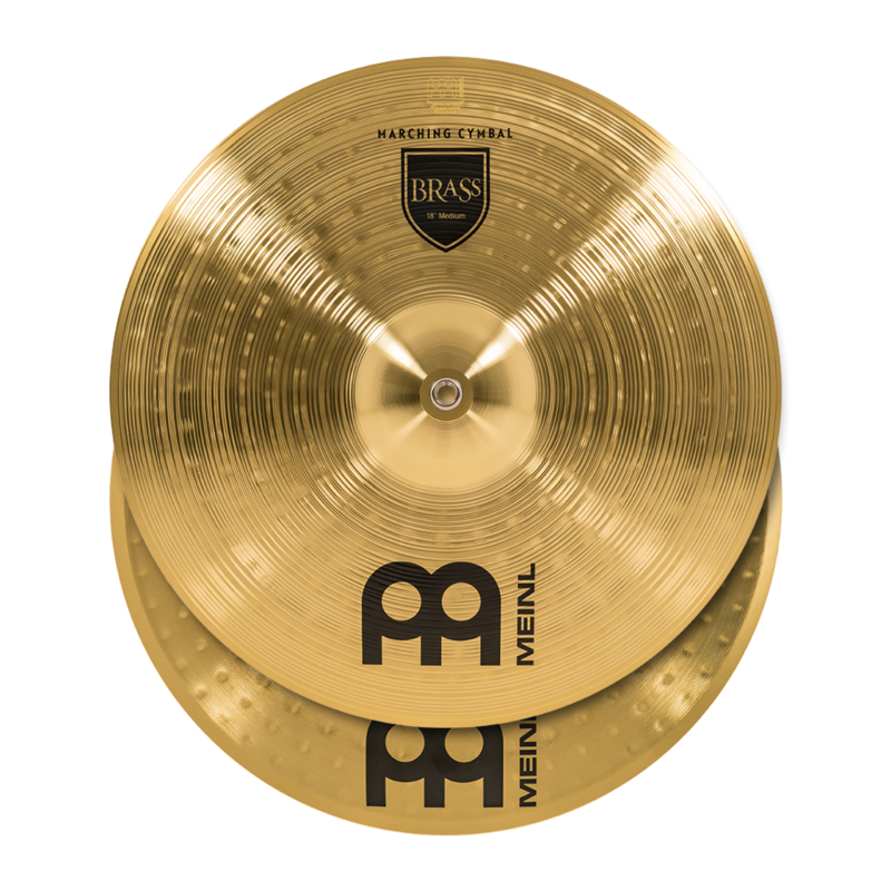 Meinl 18" Student Marching Hand Cymbals Brass (Pair)