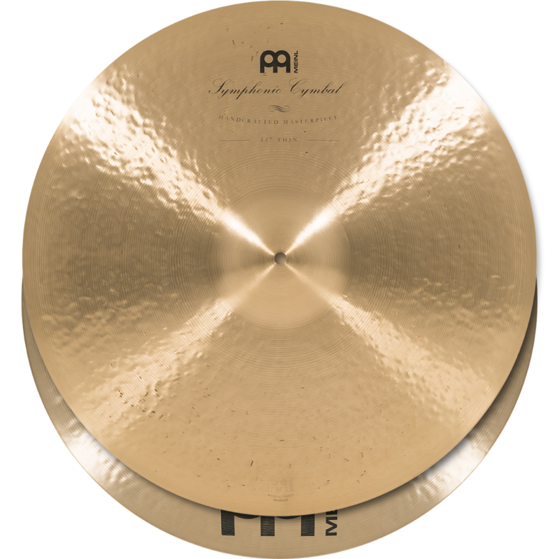 Meinl 22" Symphonic Cymbals Thin (Pair)