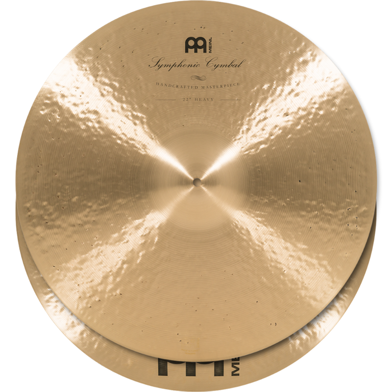Meinl 22" Symphonic Cymbals Heavy (Pair)