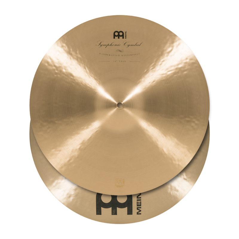 Meinl 18" Symphonic Cymbals Thin (Pair)