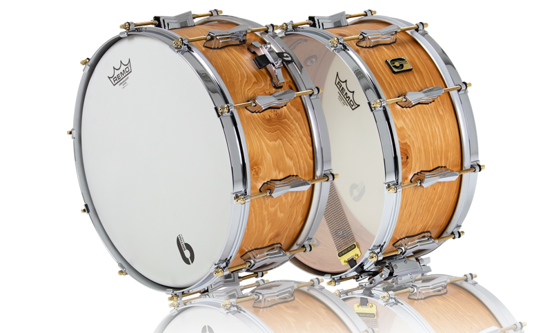 British Drum Co. The Archer 10 Ply Yew Shell 14" X 6" Snare Drum