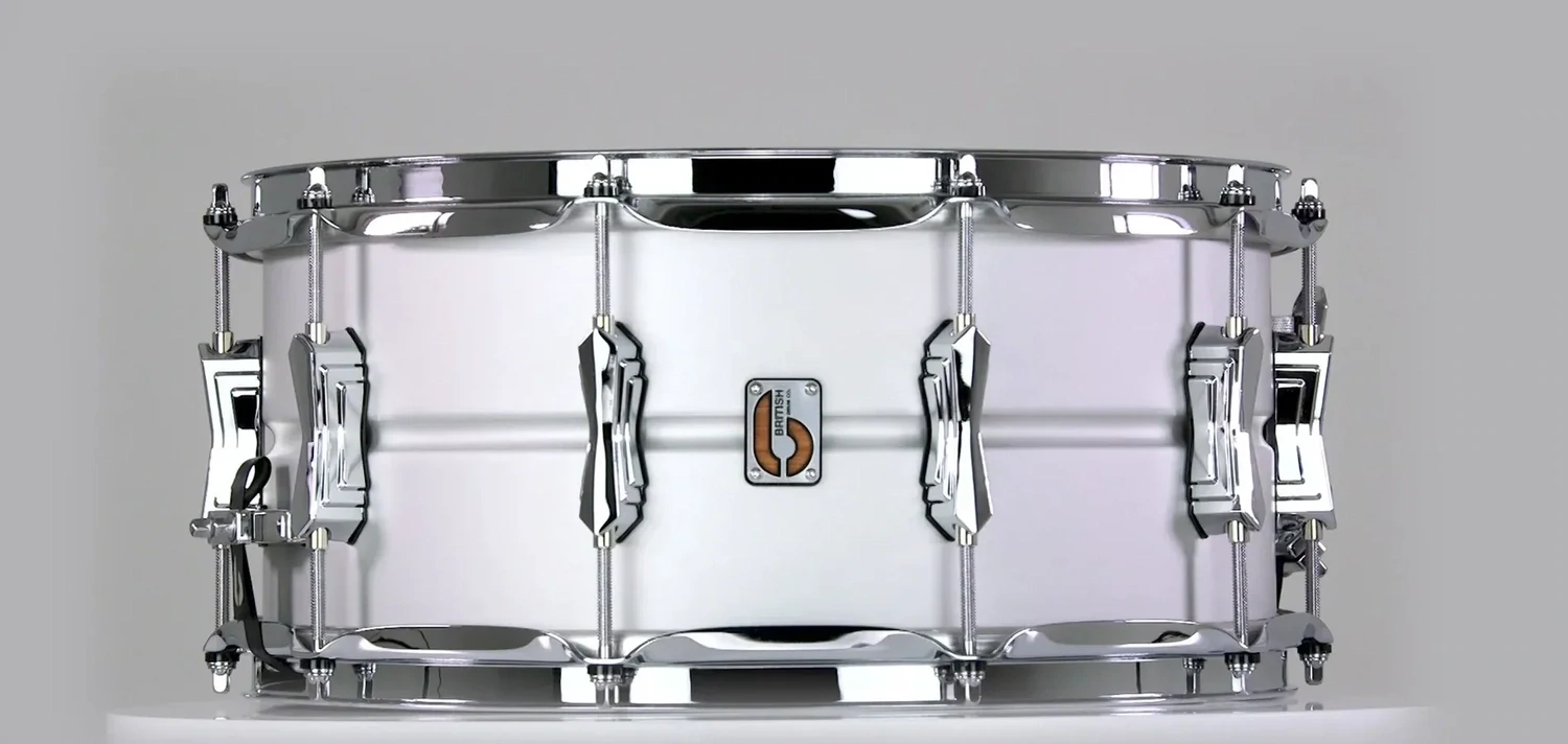 British Drum Co. The Aviator 1.2mm Aluminum Shell Snare Drum