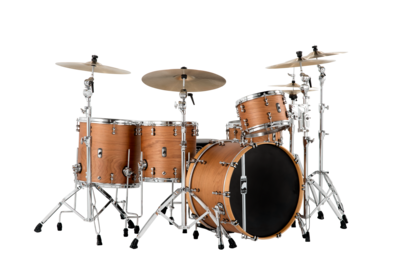 Mapex Black Panther Design Cherry Bomb 4-piece Shell Pack - 12" Tom, 14" And 16" Floor Toms, And 22" Bass Drum - Natural Satin