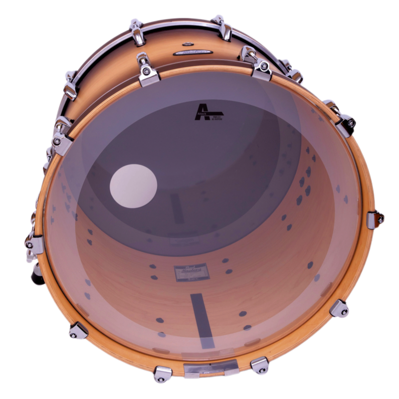 Attack 22" Pro Flex 1 Clear No Overtone Bass Drumhead