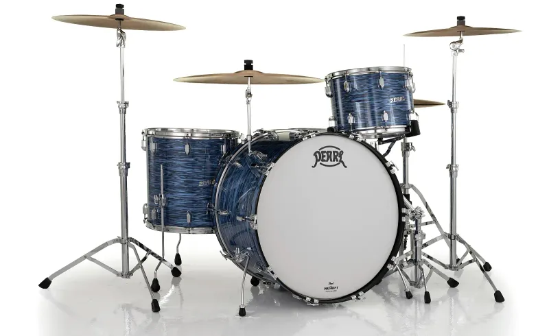 Pearl President Series Deluxe 26x14 Bass Drum, #767 Ocean Ripple