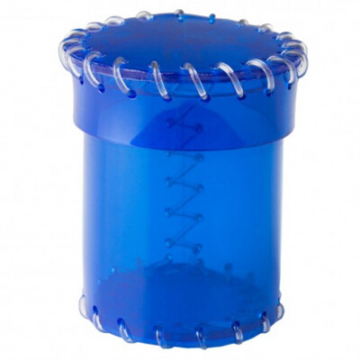 Blue Plastic Dice Cup