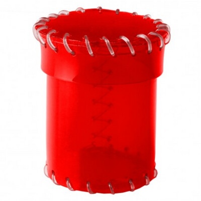 Red Plastic Dice Cup
