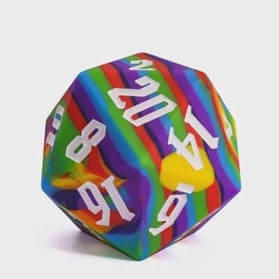 Rainbow 55mm Silicone D20