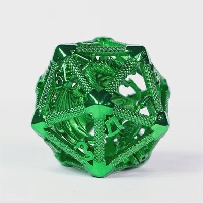 Trapped Dragon D20 - Green