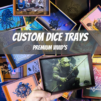Premium Vivid Custom Dice Tray