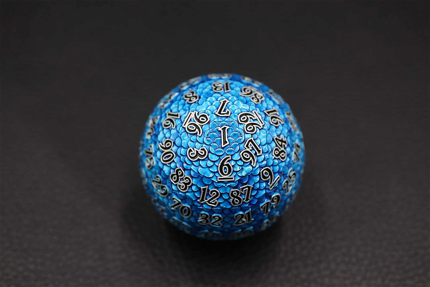 48mm D100 Blue Dragon Scales with Black