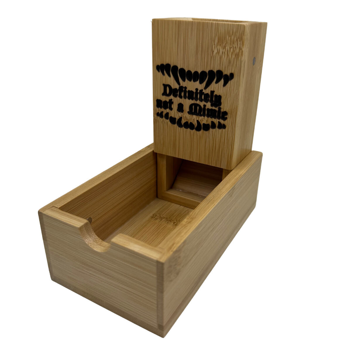 Definitely Not a Mimic Bamboo Dice Tower