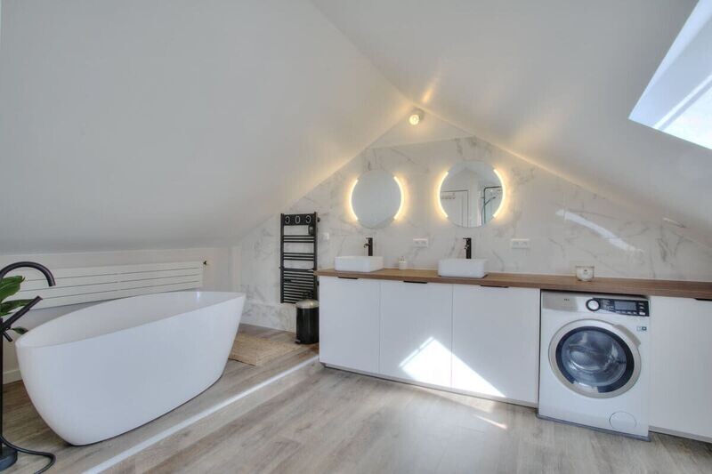 Projet Vanessa | Une salle de bains en ilôt