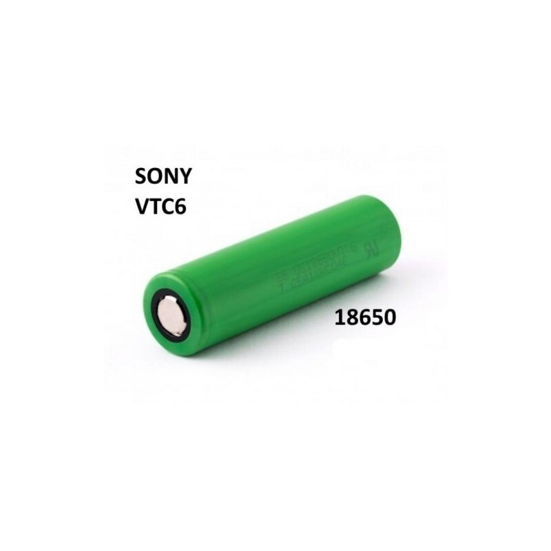 Sony VTC6 18650 3120 mAh 30A polo piatto