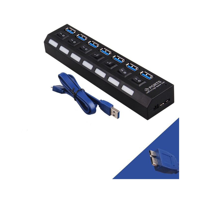 Caricatore Hub 7 porte USB 3.0