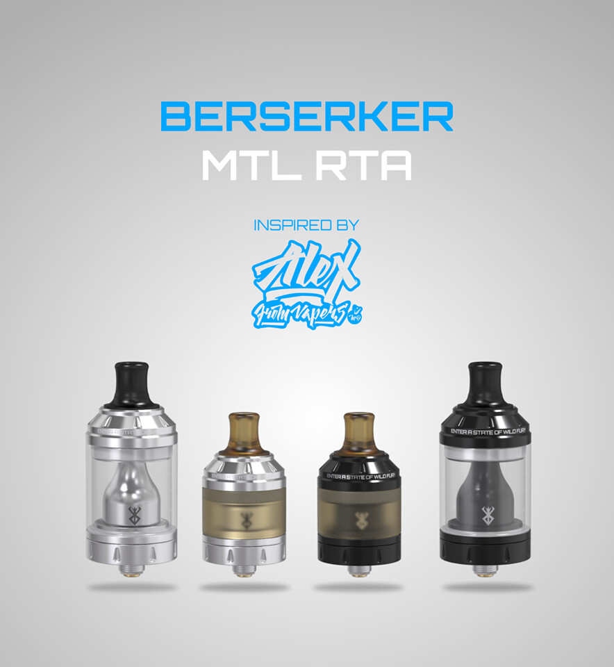 ATOMIZZATORE BERSERKER MTL RTA - VANDY VAPE