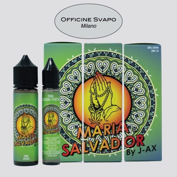 AROMA CBD MARIA SALVADOR BY J-AX 30ML AROMA+30ML BASE VG (GLICERINA VEGETALE)