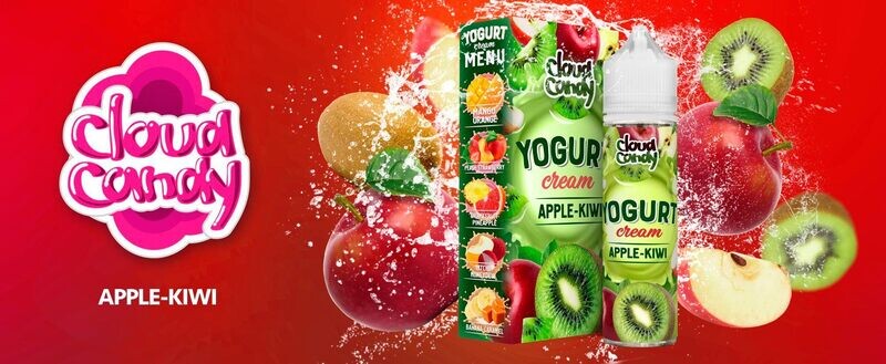 Cloud Candy - Yougurt Mela Rossa E Kiwi