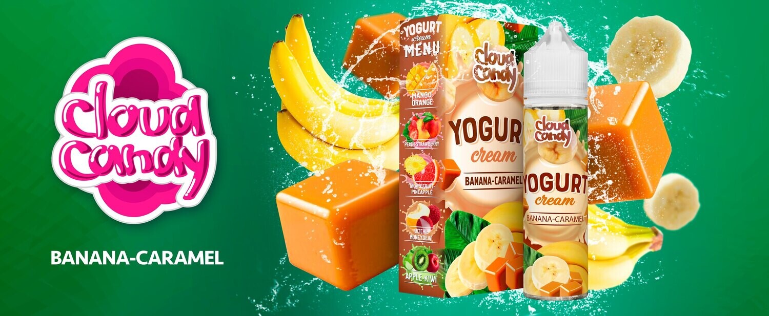 Cloud Candy - Yougurt Banana E Caramello