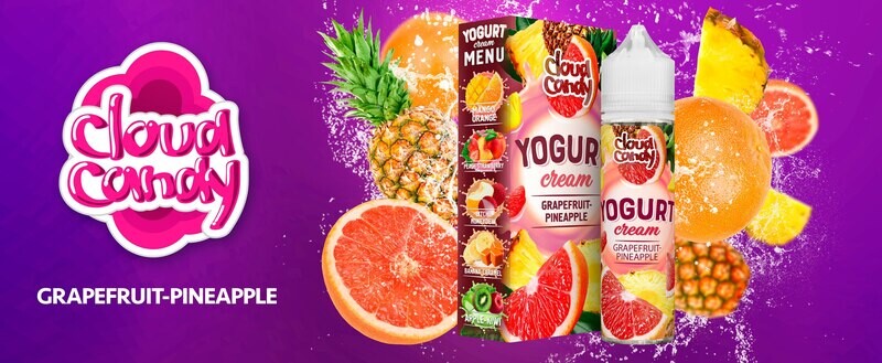 Cloud Candy – Yougurt Ananas e Pompelmo