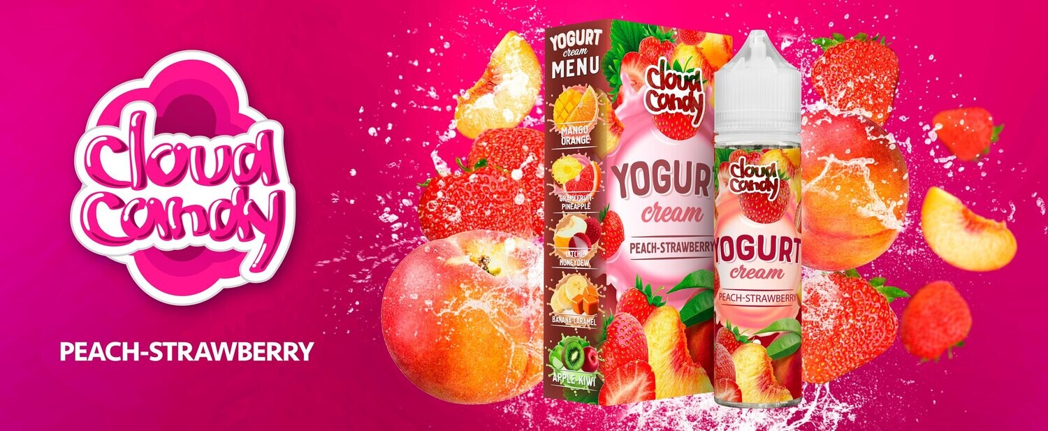 Cloud Candy - Yougurt Pesca E Fragole