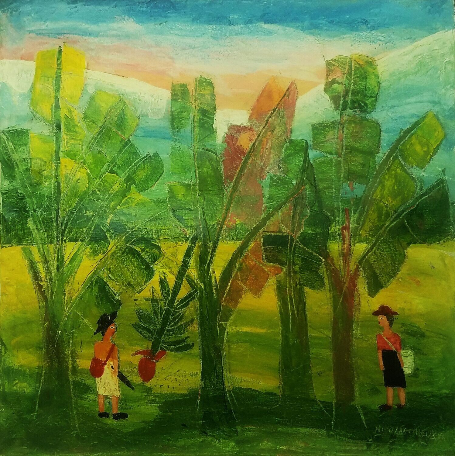 Nicolas Dreux 12 x 11 Oil on Canevas