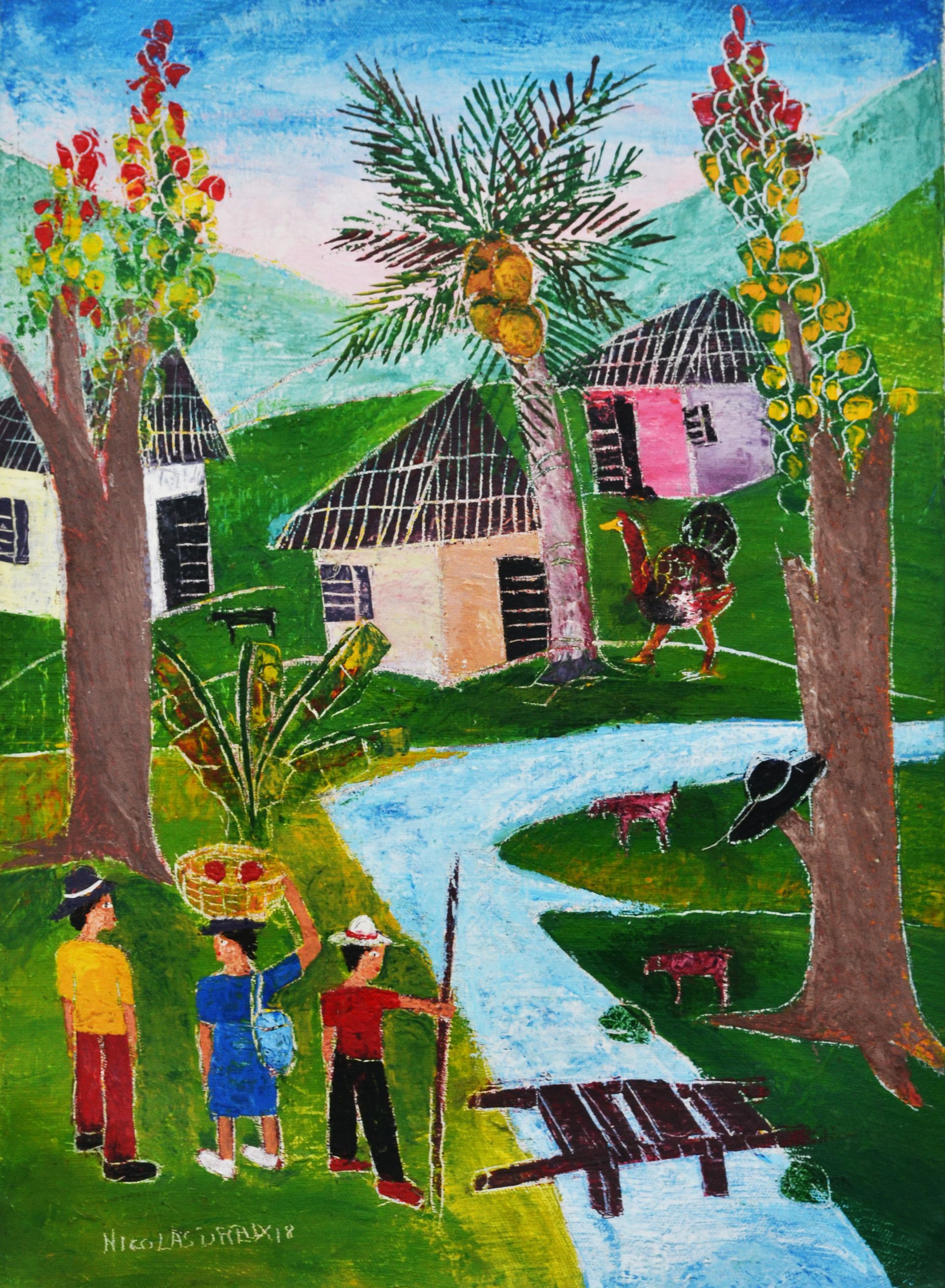 Nicolas Dreux 18 x 14 Oil on Canvas
