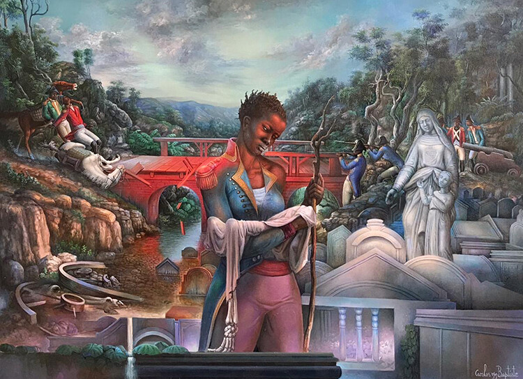 CarlosJean Baptiste. 32 x 24 Oil on Canvas