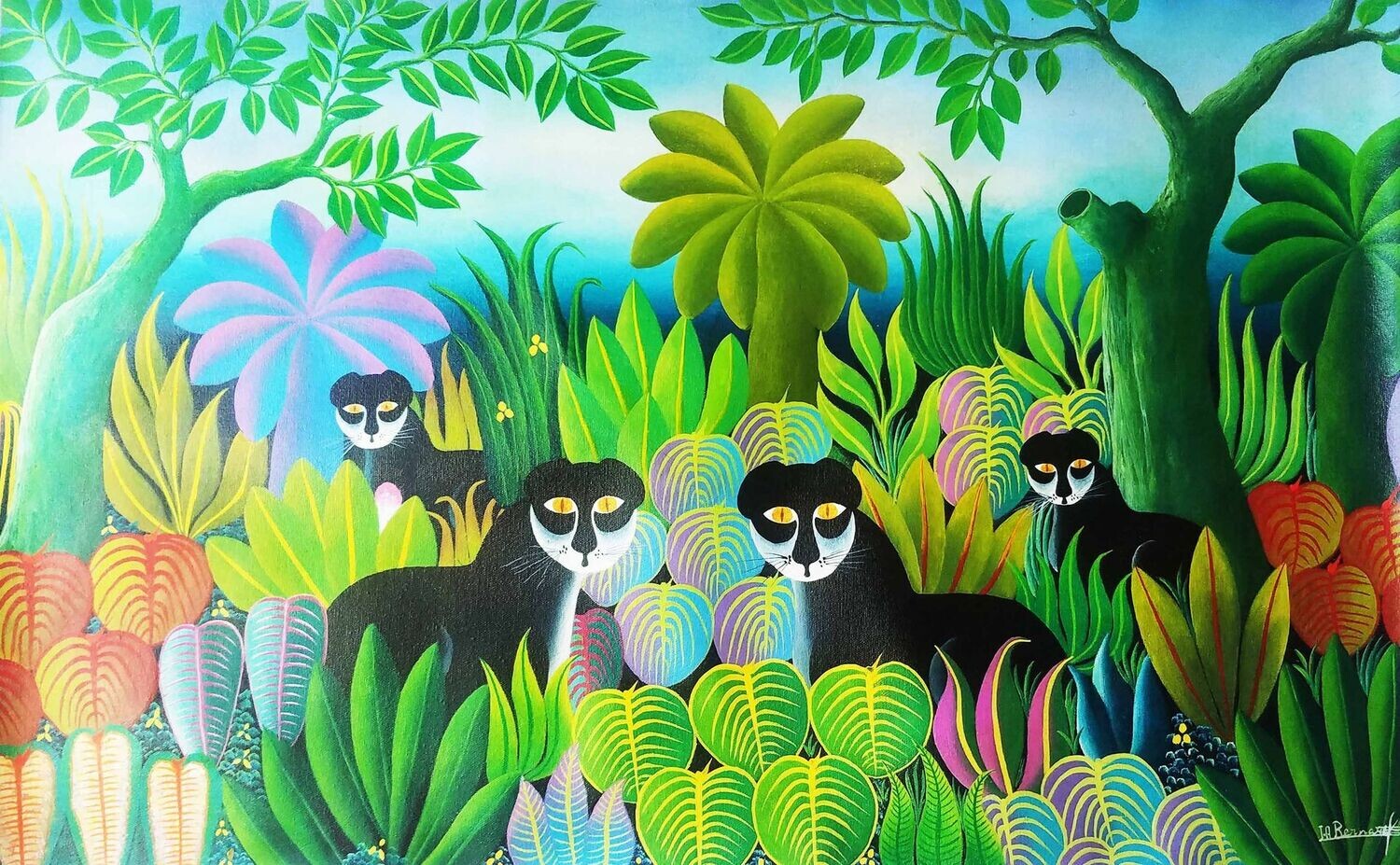 On Sale 30 % Off From May 17 to May 27. Cats Jean Albert Bernard 20 x 36