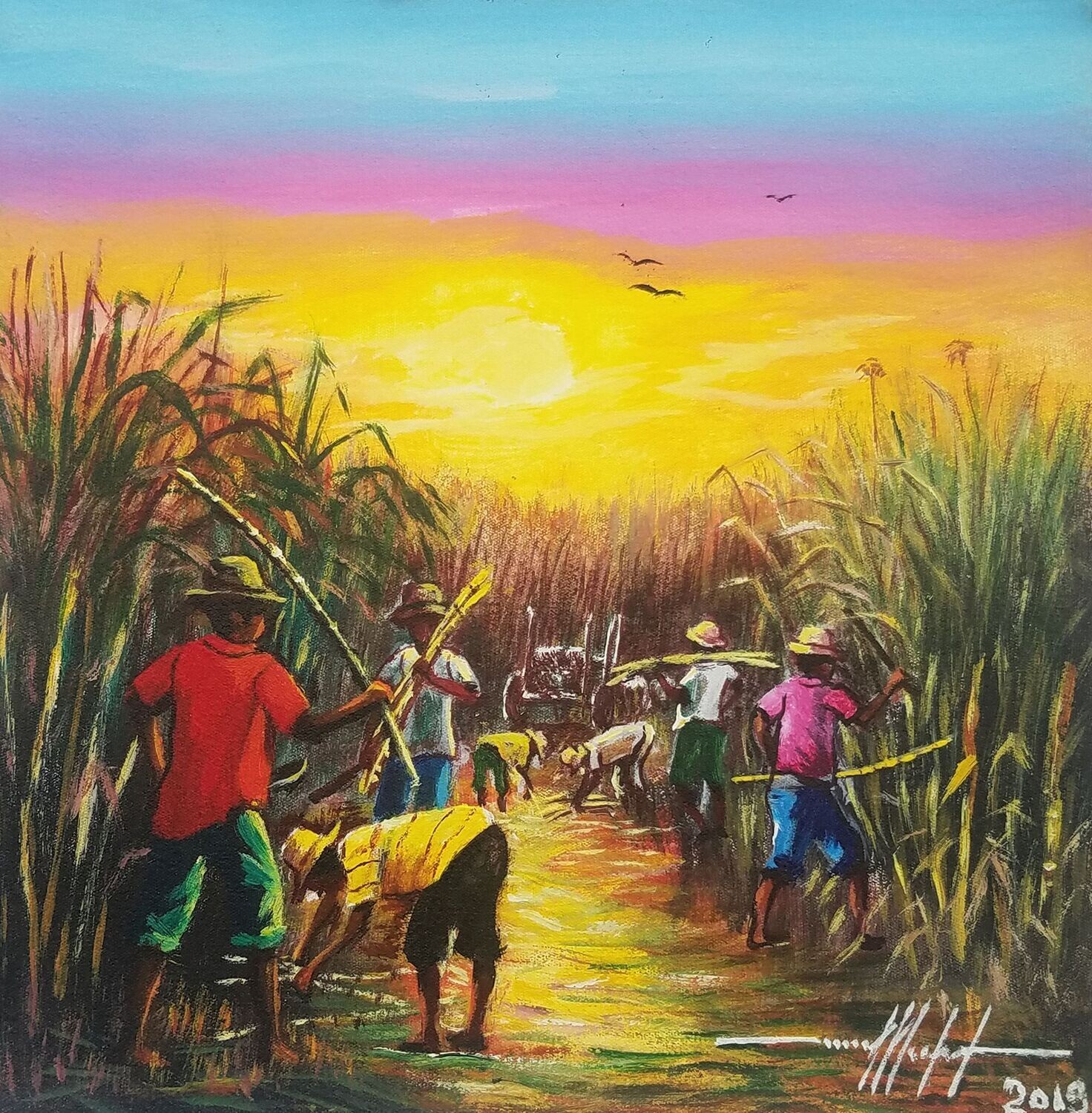 CHAMP DE CANE Simeon Michel 10 x 10