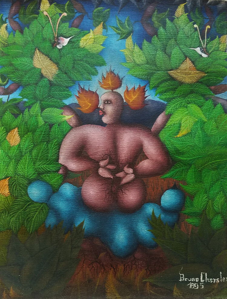 CHRYSLER 12 x 16 Acrylic on Canvas