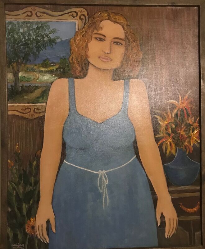 On Sale 30 % Off From May 17 to May 27.  Harry Jacques 30 x 24 Oil on Canvas. Lolo
