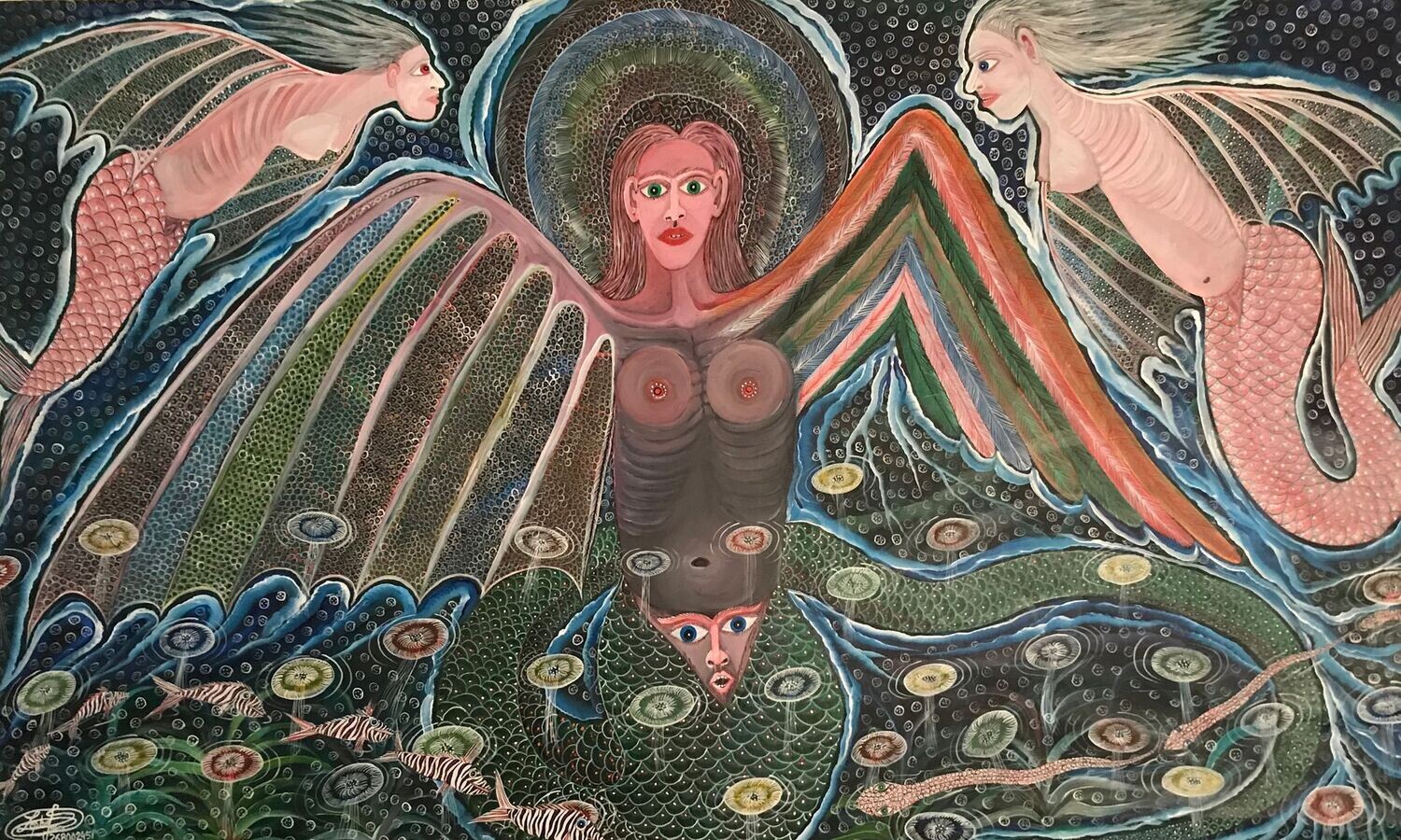 Mermaid. 32 x 54. Price On Request