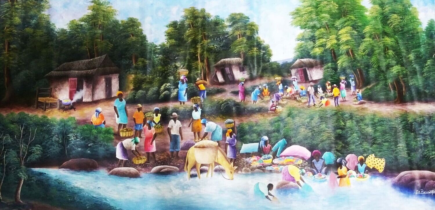 LAUNDRY Jean Albert Bernard 24 x 48