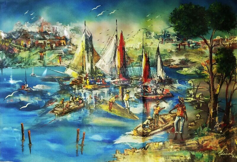 MARINE Acrylic on Canevas
