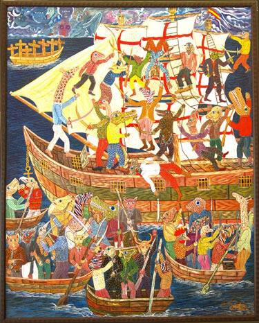 Pirates. 48 x 60, Price on Request