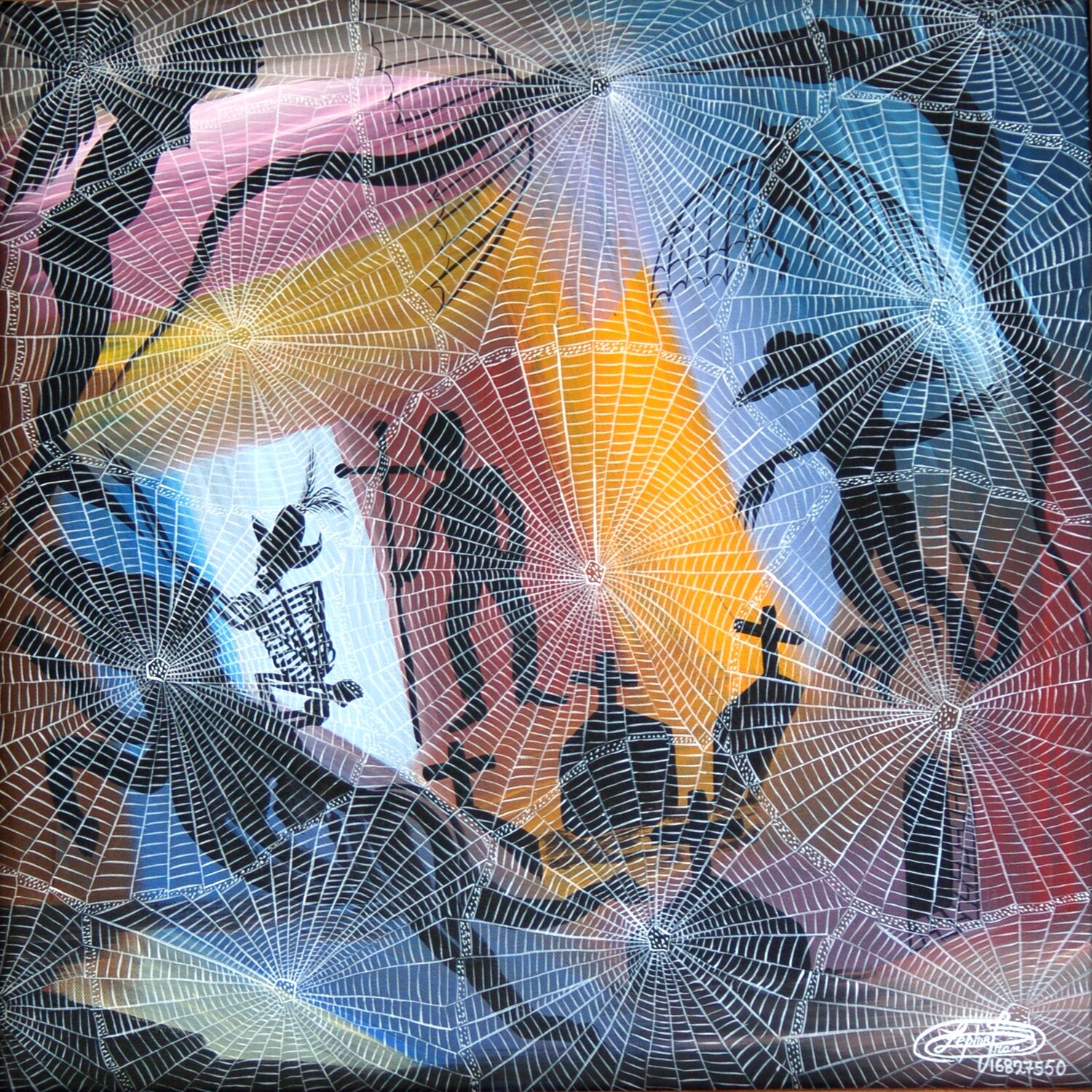 May 18's Special . 50 % Off From May 17 to May 27.The Dreamers. Acrylic  on Canvas . 24 x 24